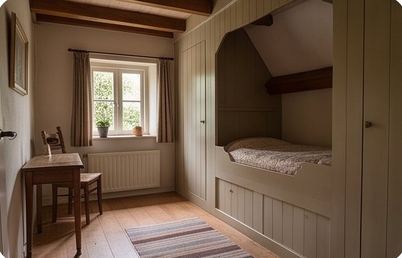 Kamer de Bedstee met ingebouwde bedstede